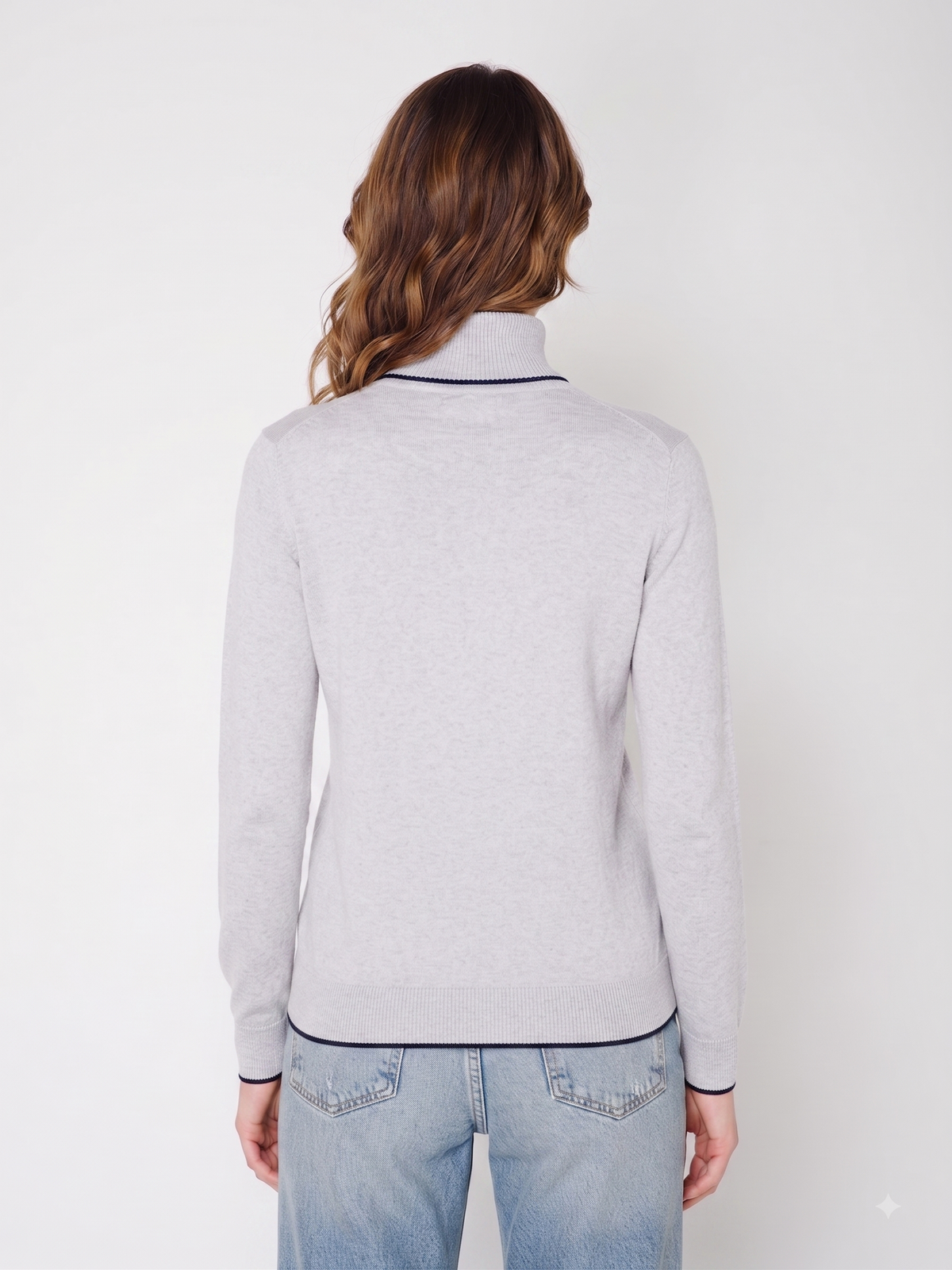 Rauth Women’s High Neck Knitted Sweater | Full Sleeve Turtle Neck Pullover | Soft Comfortable Regular Fit Winter Wear for Women