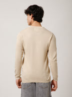 Essential Slim Fit Lightweight Crew Neck Pullover SweatShirt