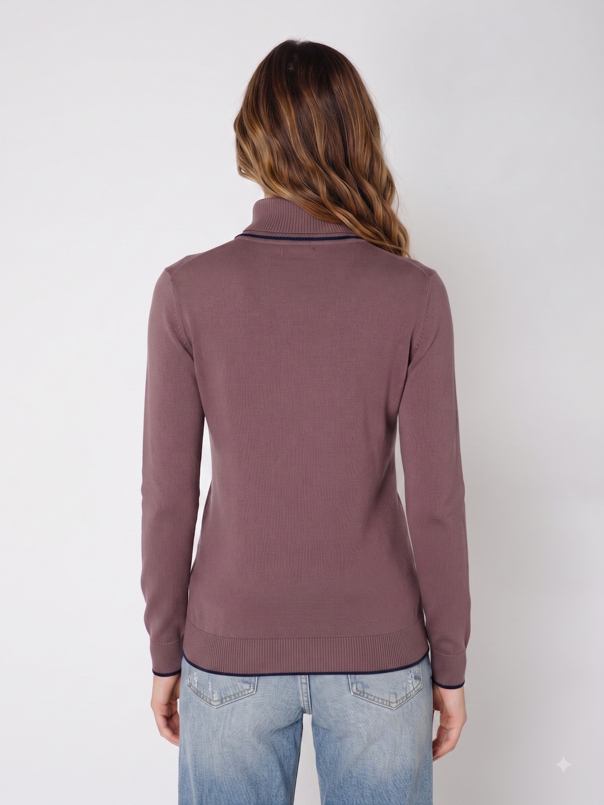 Rauth Women’s High Neck Knitted Sweater | Full Sleeve Turtle Neck Pullover | Soft Comfortable Regular Fit Winter Wear for Women