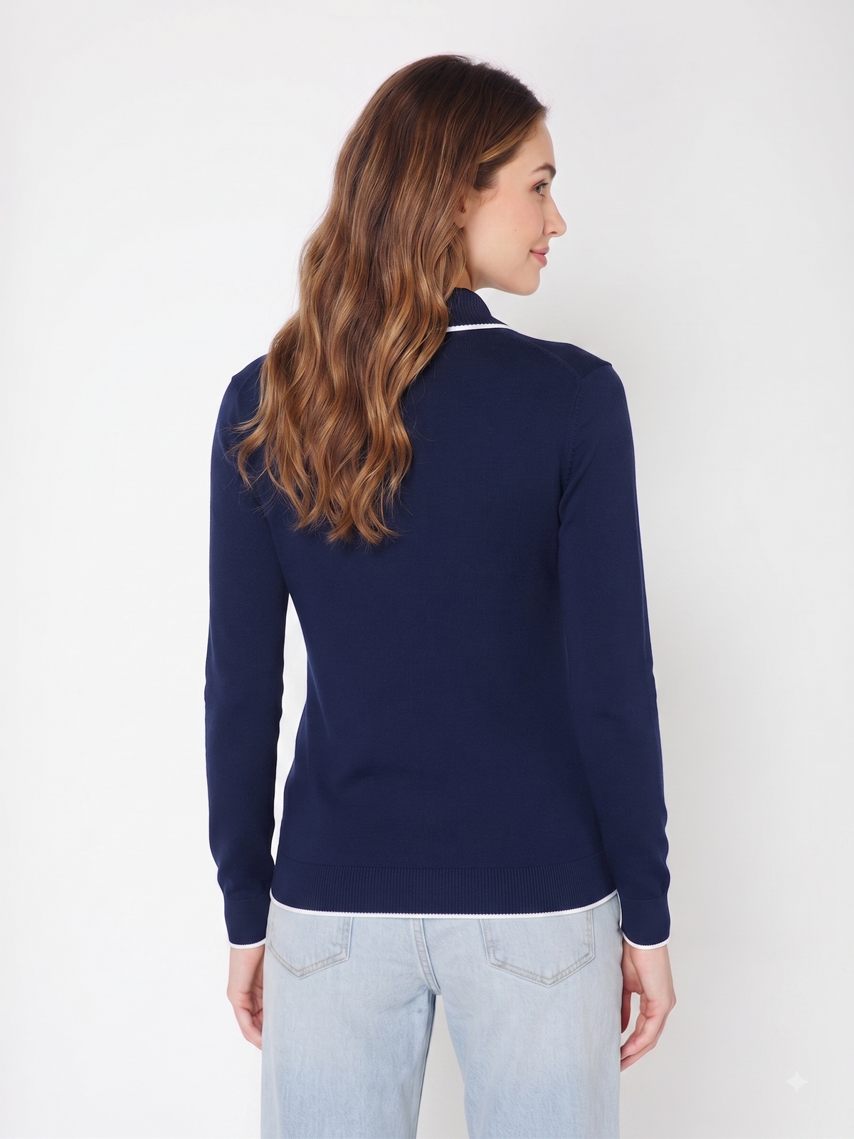 Rauth Women’s High Neck Knitted Sweater | Full Sleeve Turtle Neck Pullover | Soft Comfortable Regular Fit Winter Wear for Women