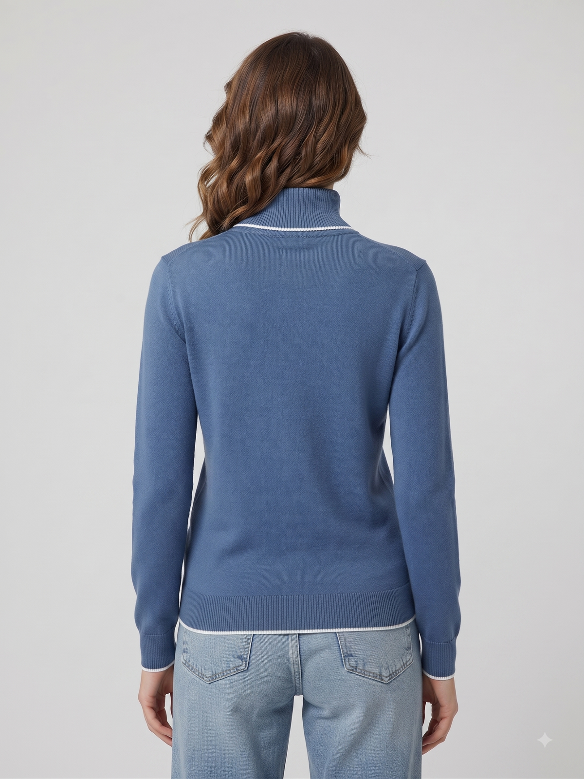 Rauth Women’s High Neck Knitted Sweater | Full Sleeve Turtle Neck Pullover | Soft Comfortable Regular Fit Winter Wear for Women