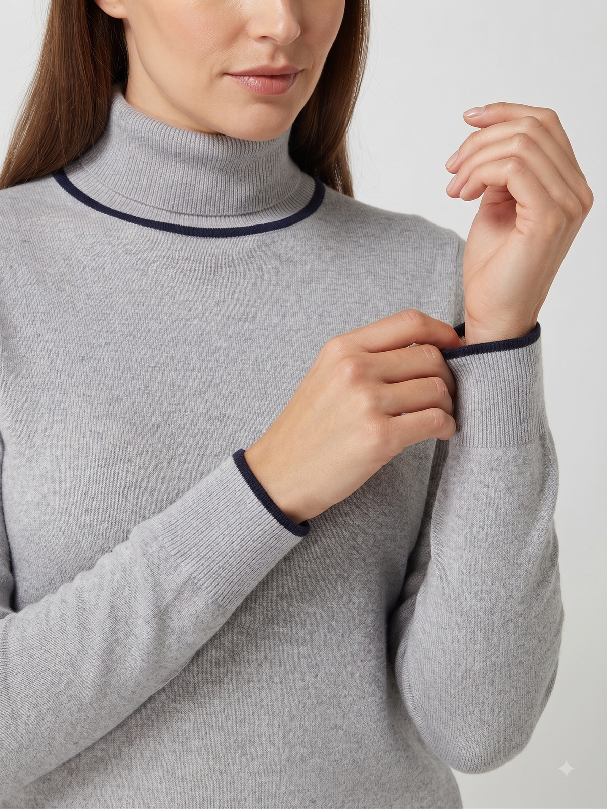 Rauth Women’s High Neck Knitted Sweater | Full Sleeve Turtle Neck Pullover | Soft Comfortable Regular Fit Winter Wear for Women