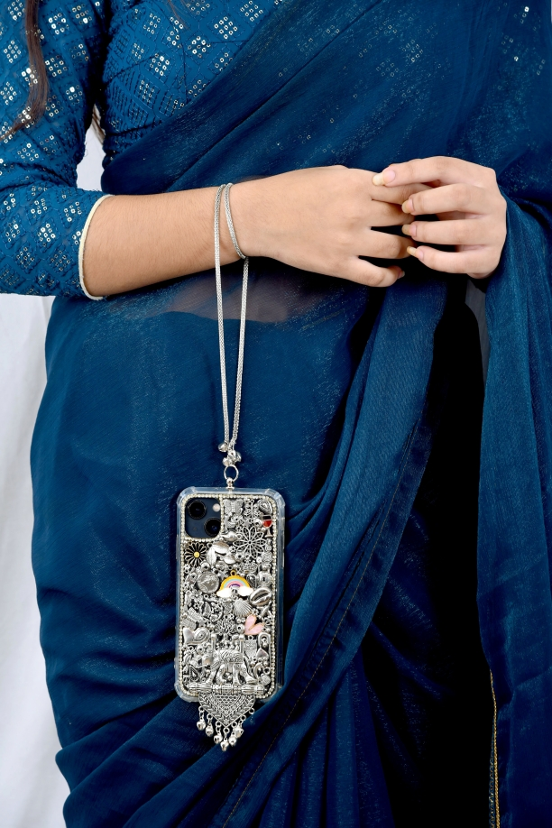 Premium Ornate Mobile Phone Case with Charms