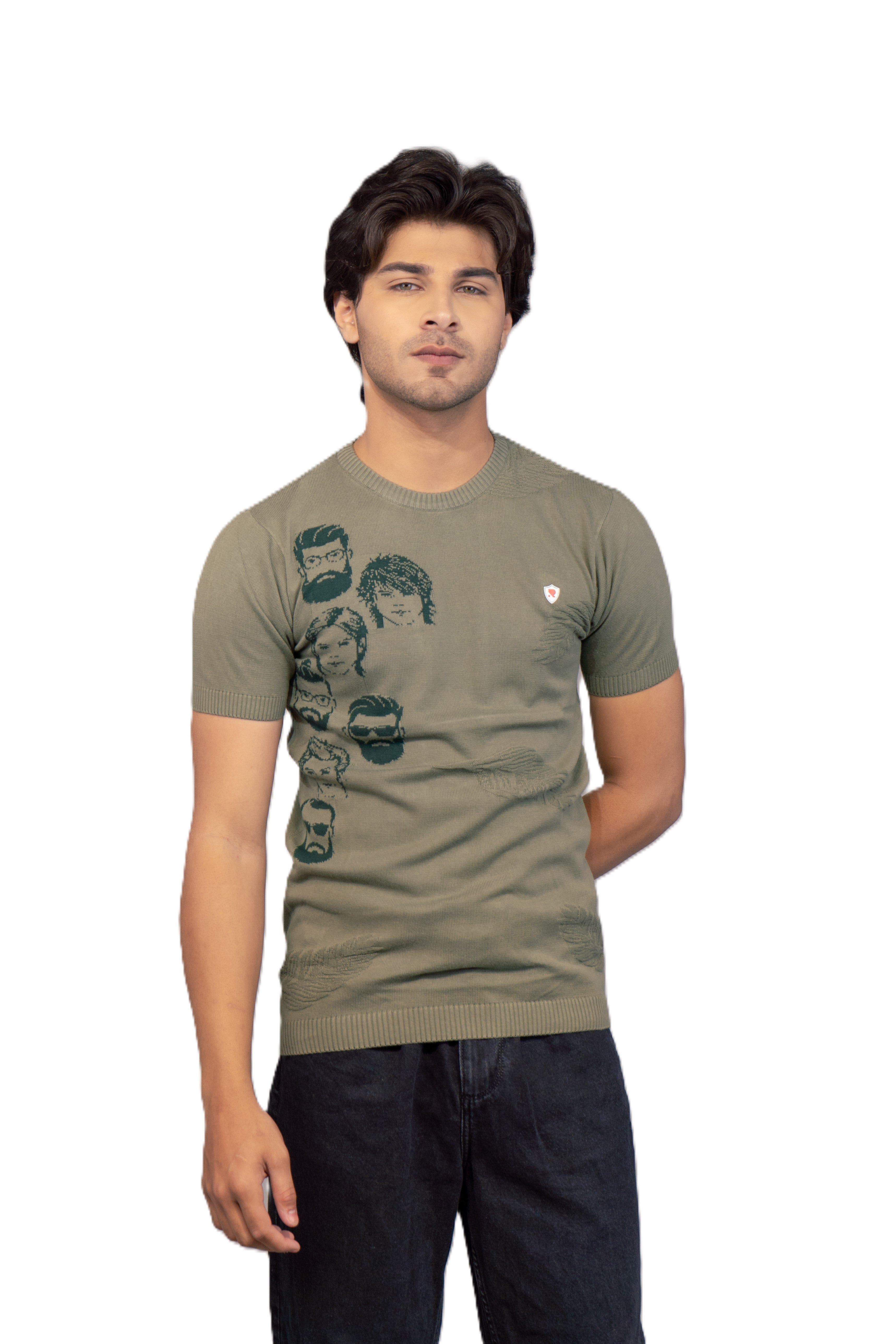 Men Printed T-Shirt | Stylish Round Neck Half Sleeve Casual T-Shirt for Men | Graphic Print Summer Wear T Shirt