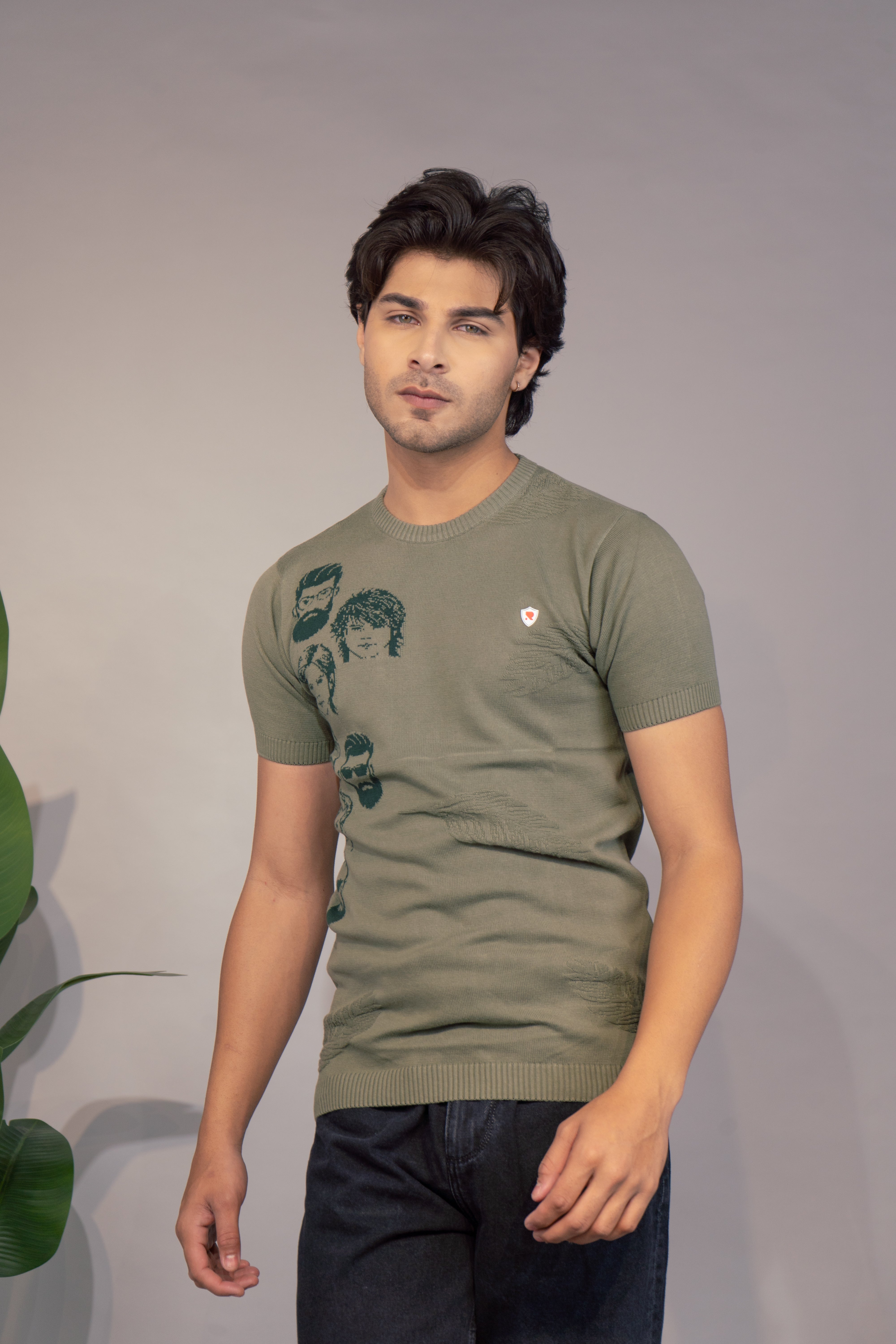 Men Printed T-Shirt | Stylish Round Neck Half Sleeve Casual T-Shirt for Men | Graphic Print Summer Wear T Shirt