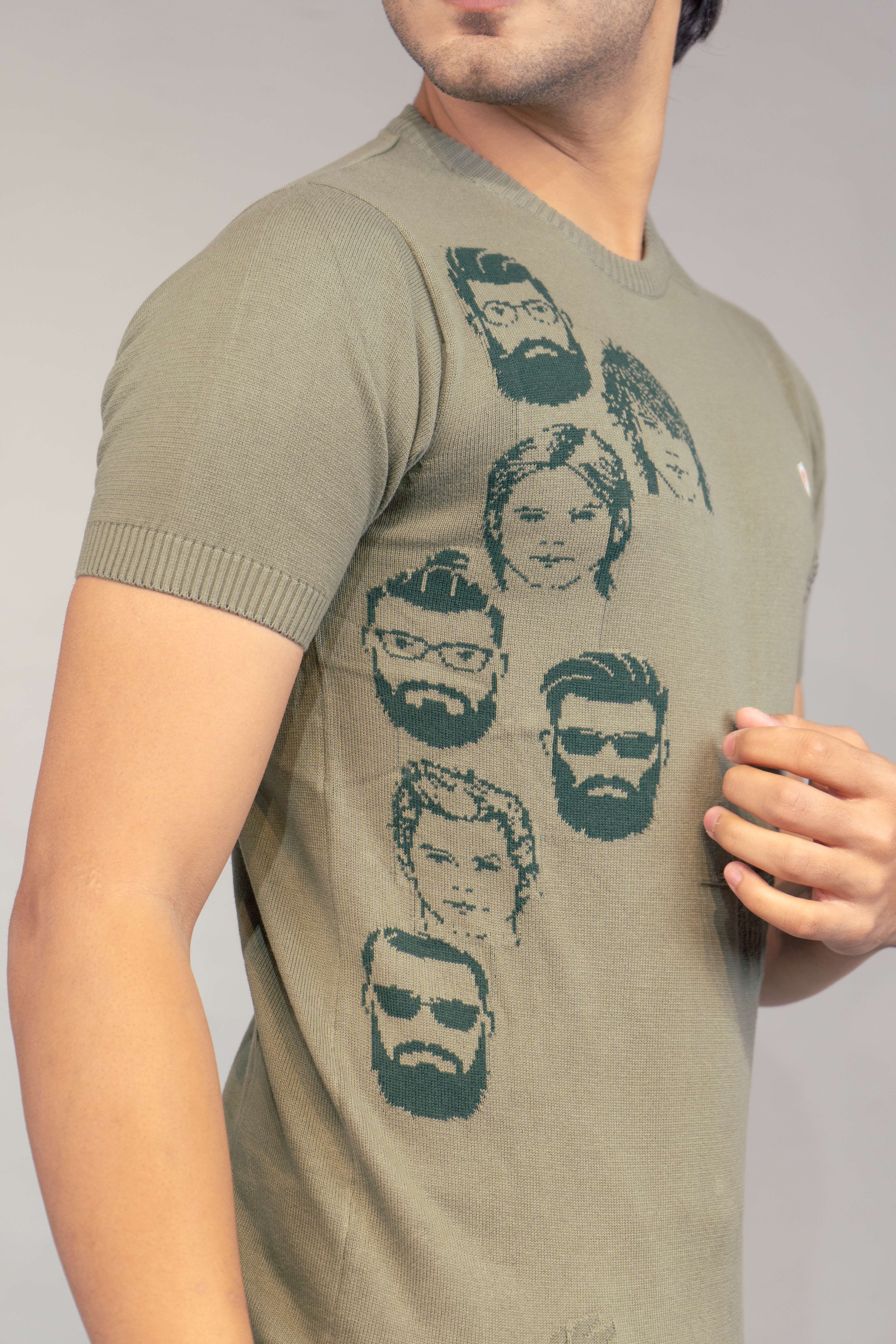 Men Printed T-Shirt | Stylish Round Neck Half Sleeve Casual T-Shirt for Men | Graphic Print Summer Wear T Shirt