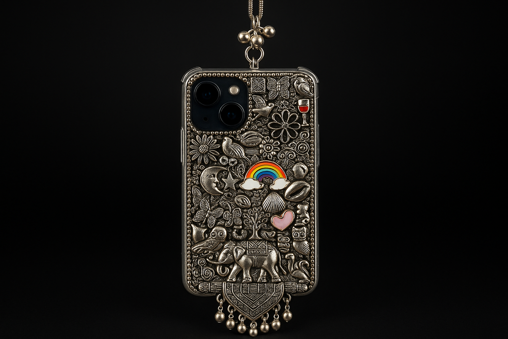 Enhanced ornate phone case detailed product image